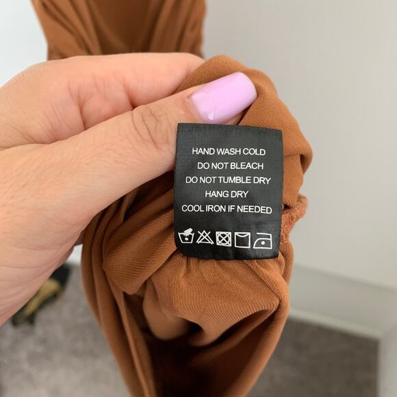 Michael Costello x Revolve April Midi Dress in Terra Cotta Womens Medium New - Picture 14 of 16